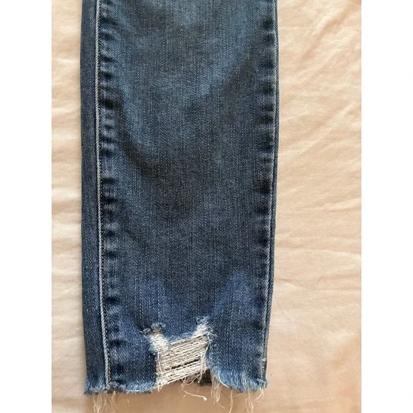 Paige Jeans Womens Size 27 Blue Verdugo Ankle Raw Hem mid rise skinny - Picture 5 of 11